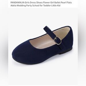 Xhilaration Navy Girls Mary Jane Dress Shoes with Buckle Strap